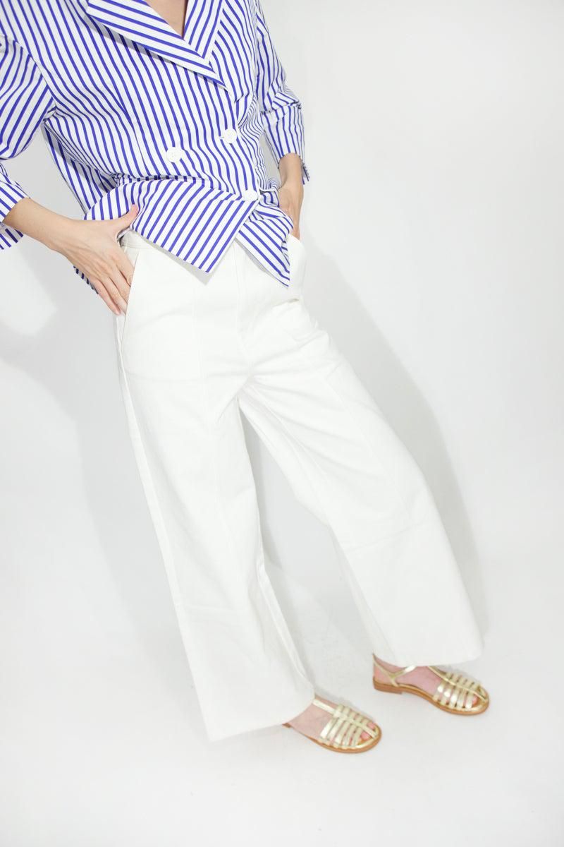 타이니코튼 와이드핏 데님 VAQUERO CON CORTES SS25-795104 ONE COLOR - 상세 이미지 3