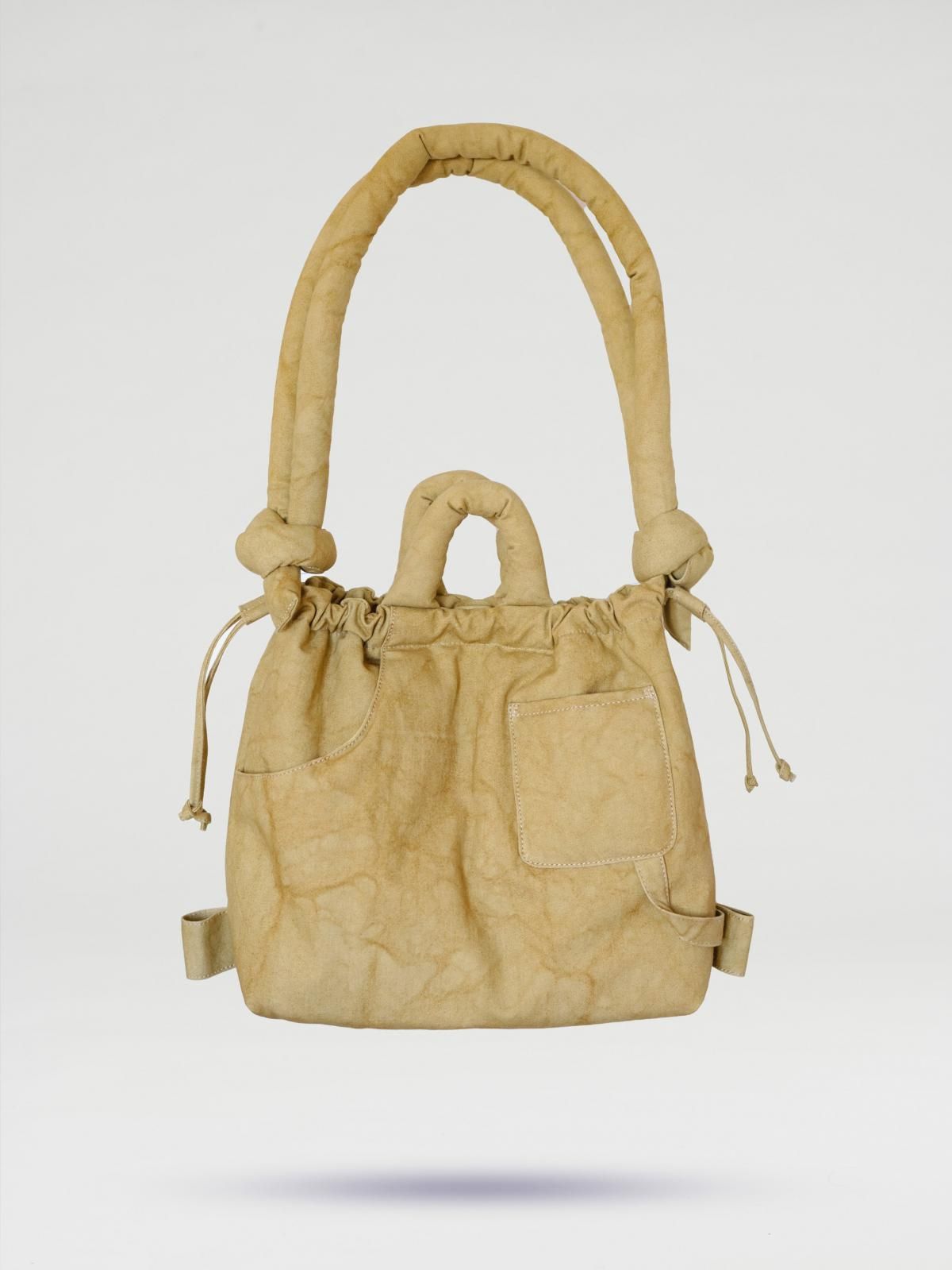 올랜드 코튼워싱 소프트 베이직 호보백 Ona Washed Bag 48115509887311 MUSTARD - 메인 이미지