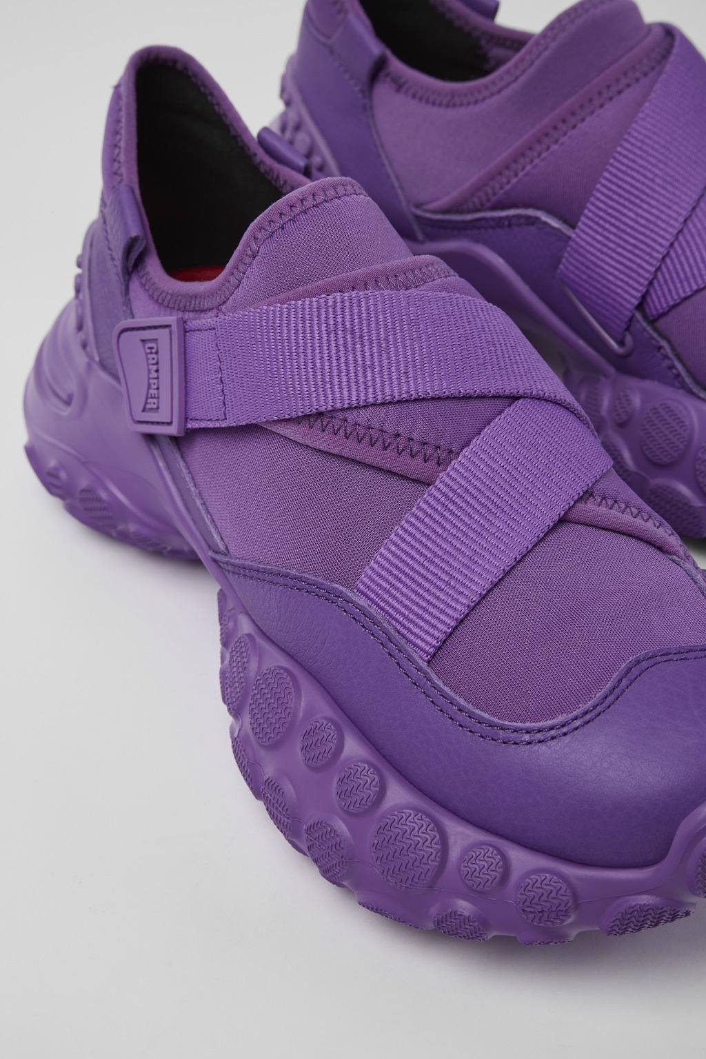 캠퍼 테크니컬 퍼플 여성 플랫폼 스니커즈 Pelotas Mars K201621-002 PURPLE - 상세 이미지 2