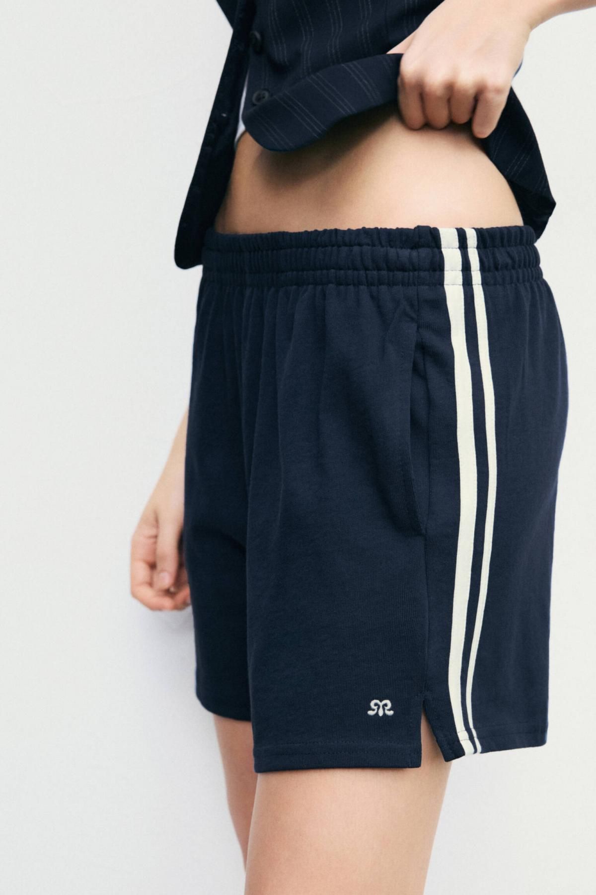 풀앤베어 테크니컬 사이드스트라이프 트랙쇼츠 7696/304 NAVY - 상세 이미지 2