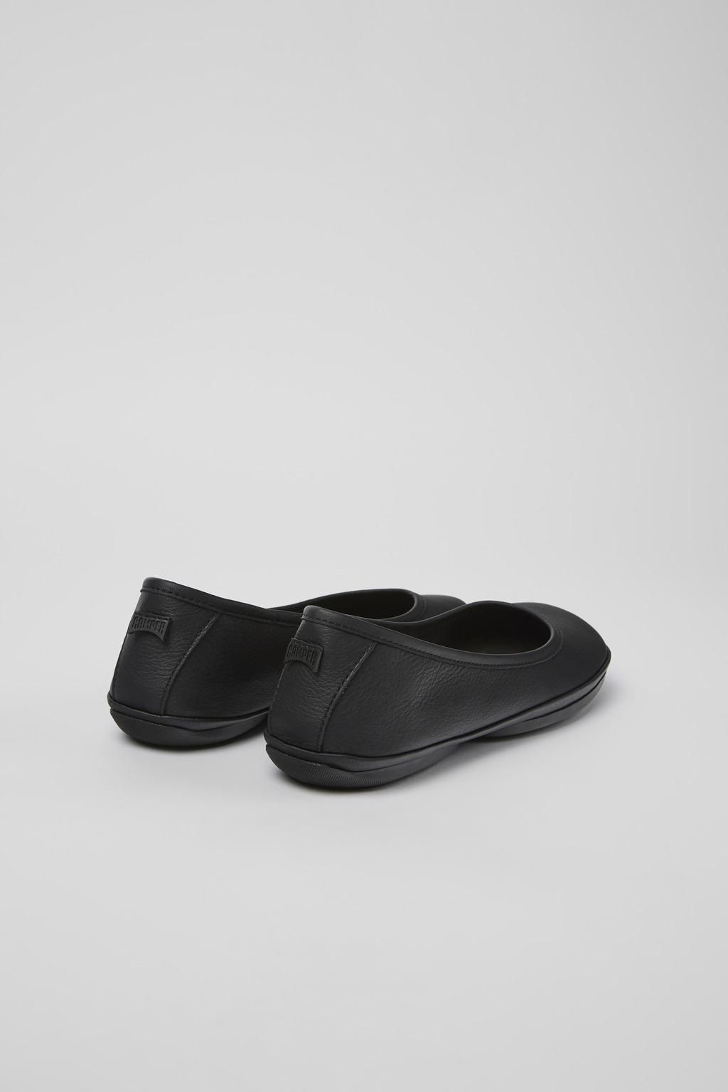 캠퍼 베이직 레더 발레리나 플랫 블랙 K200387-022 BLACK - 상세 이미지 3
