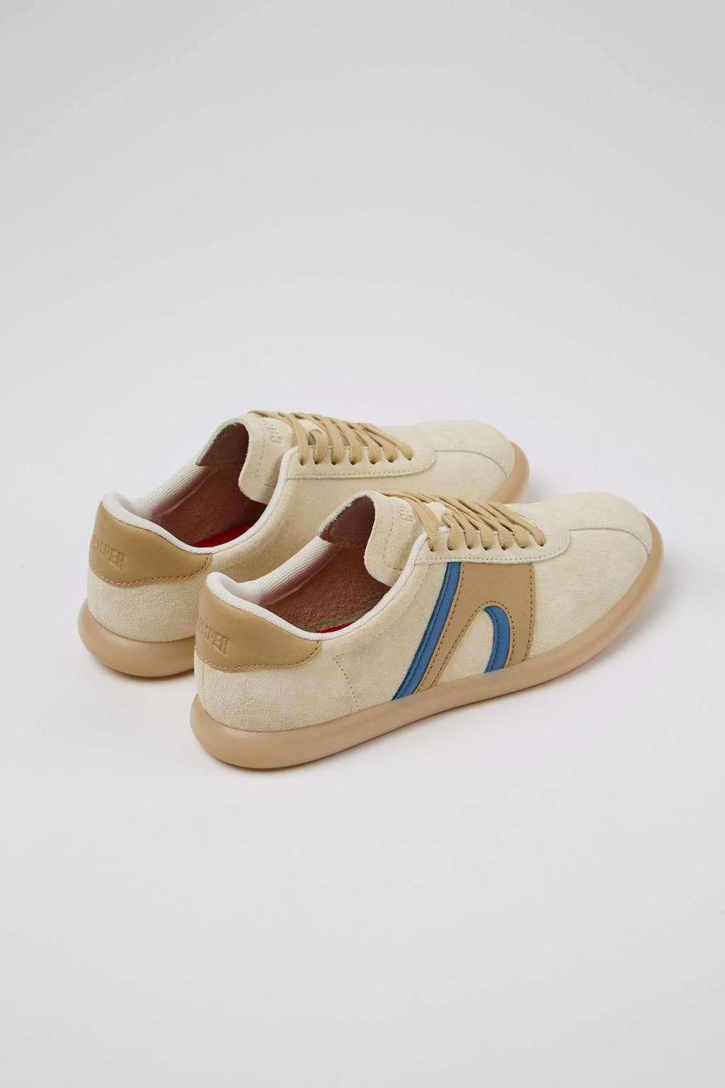 캠퍼 멀티컬러 뉴벅 오솔라이트 리사이클드 여성 로우탑 스니커즈 Pelotas Soller K201608-010 WHITE - 상세 이미지 3