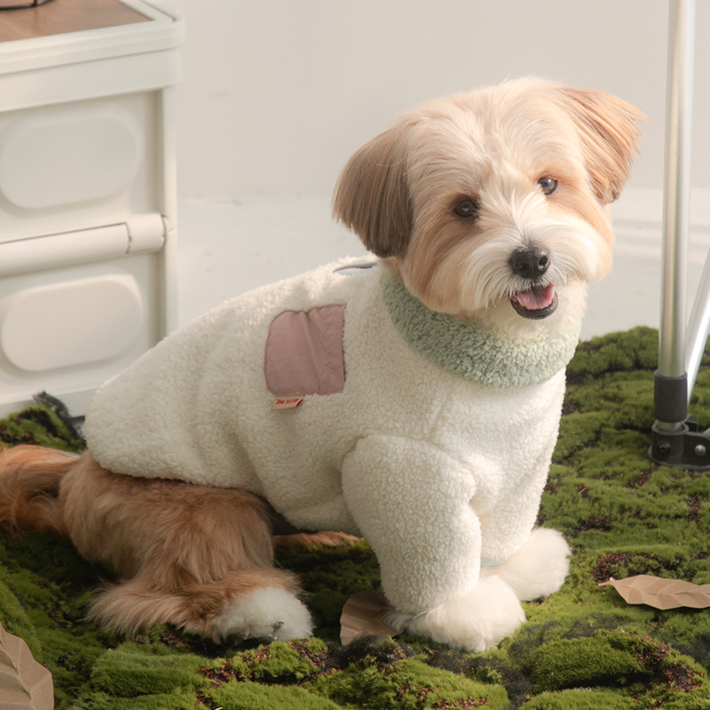 바잇미 플리스 강아지후리스 점퍼 강아지바람막이 잠바