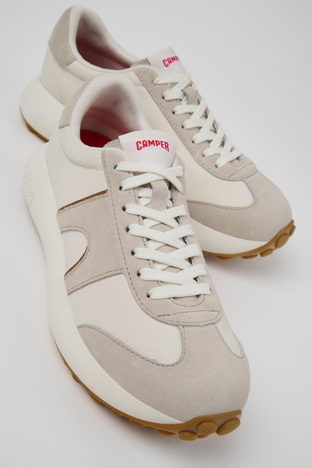 캠퍼 멀티컬러 테크니컬 레더 스니커즈 Pelotas Athens K201845-002 WHITE - 상세 이미지 2