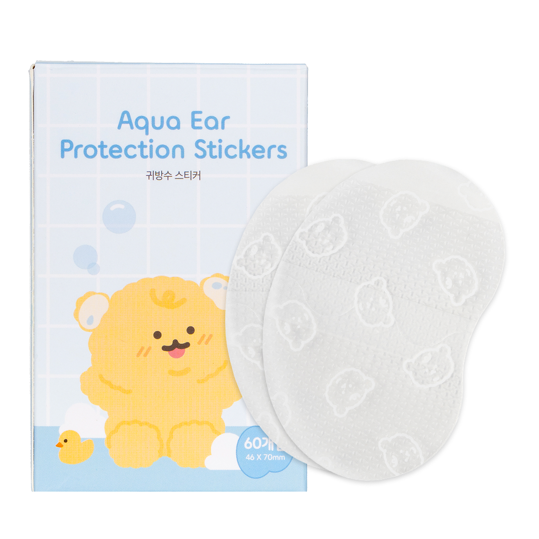 아가드 아기 귀방수 스티커 60매 패치 방수밴드 실리콘 테이프