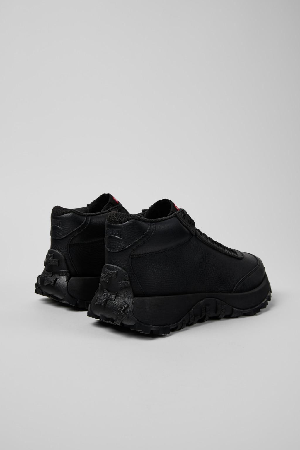 캠퍼 테크니컬 블랙 레더 하이탑 스니커즈 Drift Trail K400795-001 BLACK - 상세 이미지 3