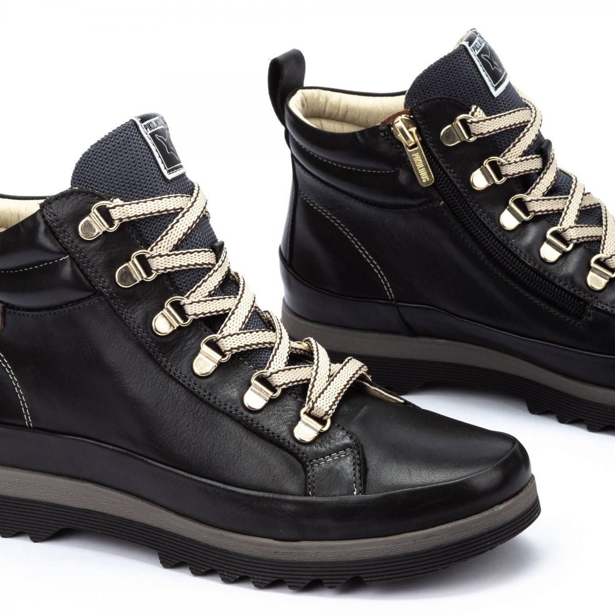 피콜리노스 트레킹 레이스업 앵클부츠 VIGO W3W-8564 BLACK - 상세 이미지 3