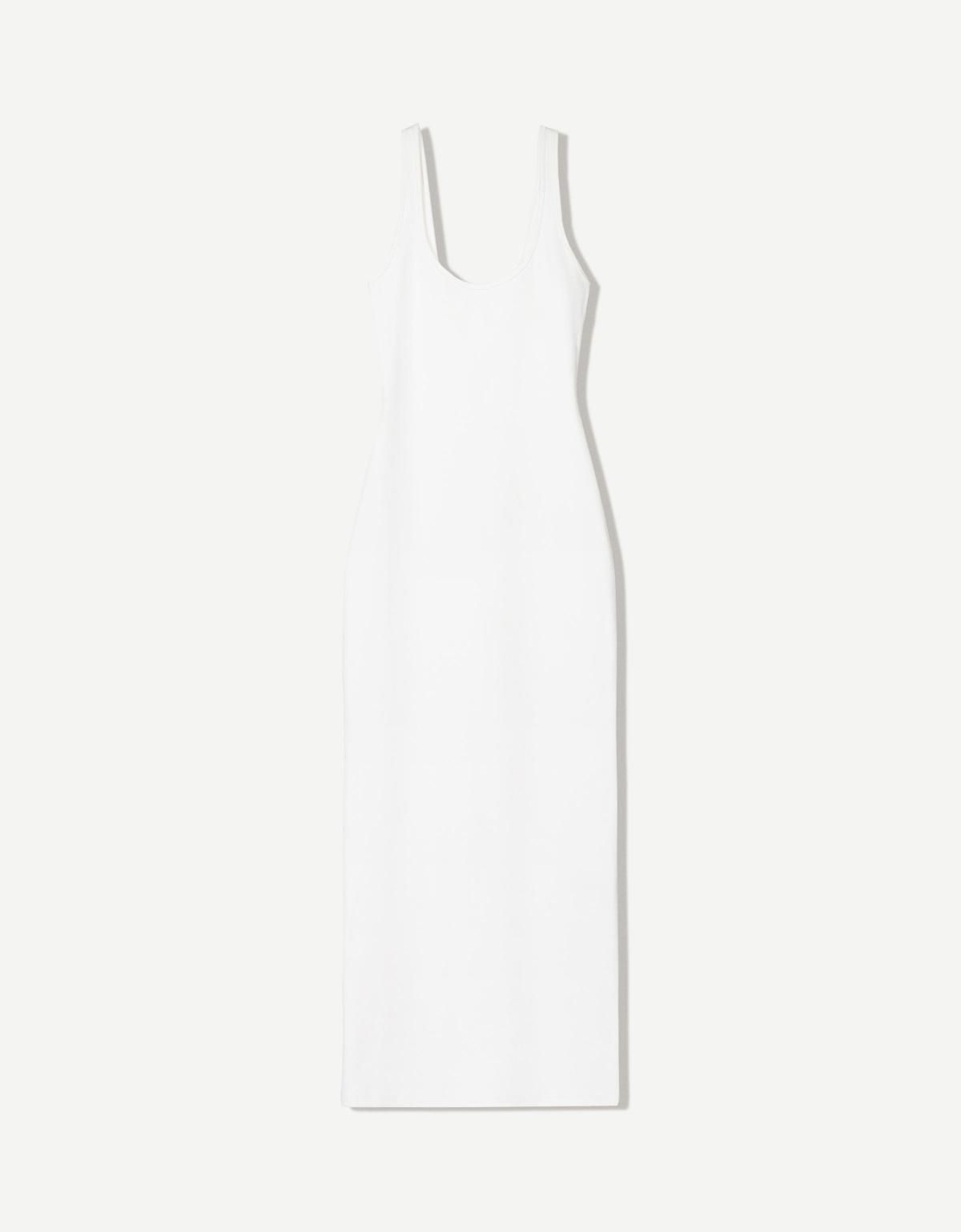 버쉬카 스트래피 미디 원피스 0542/205 OFF WHITE - 메인 이미지