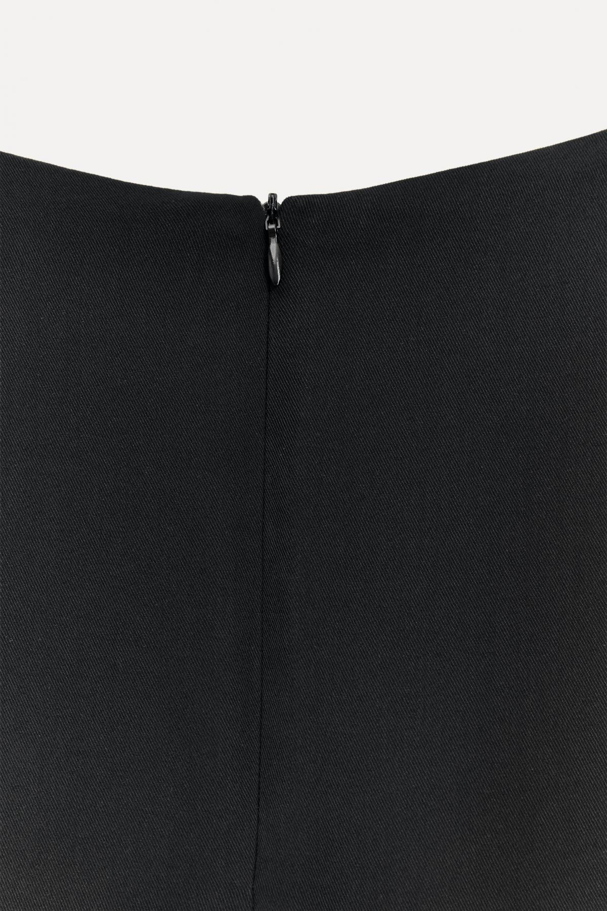 자라 50주년 기념 모던 슬리브리스 롱 원피스 3067/301 BLACK - 상세 이미지 4