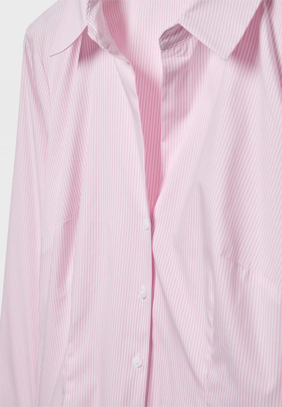 스트라디바리우스 스트라이프 클래식 피티드 셔츠 6012/669 PASTEL PINK - 상세 이미지 3