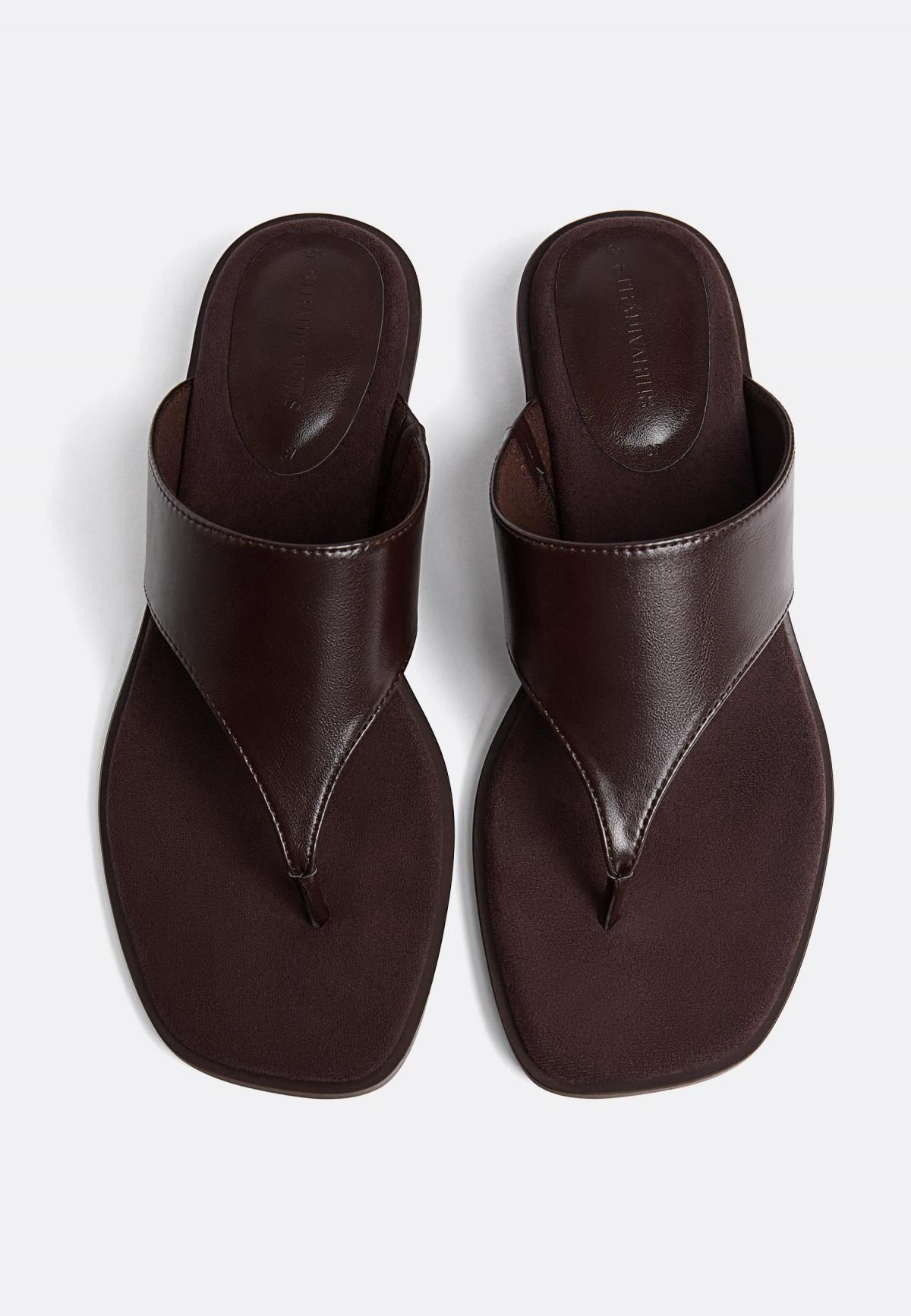 스트라디바리우스 모던 브라운 3cm 웨지 샌들 9799/678 BROWN - 상세 이미지 5