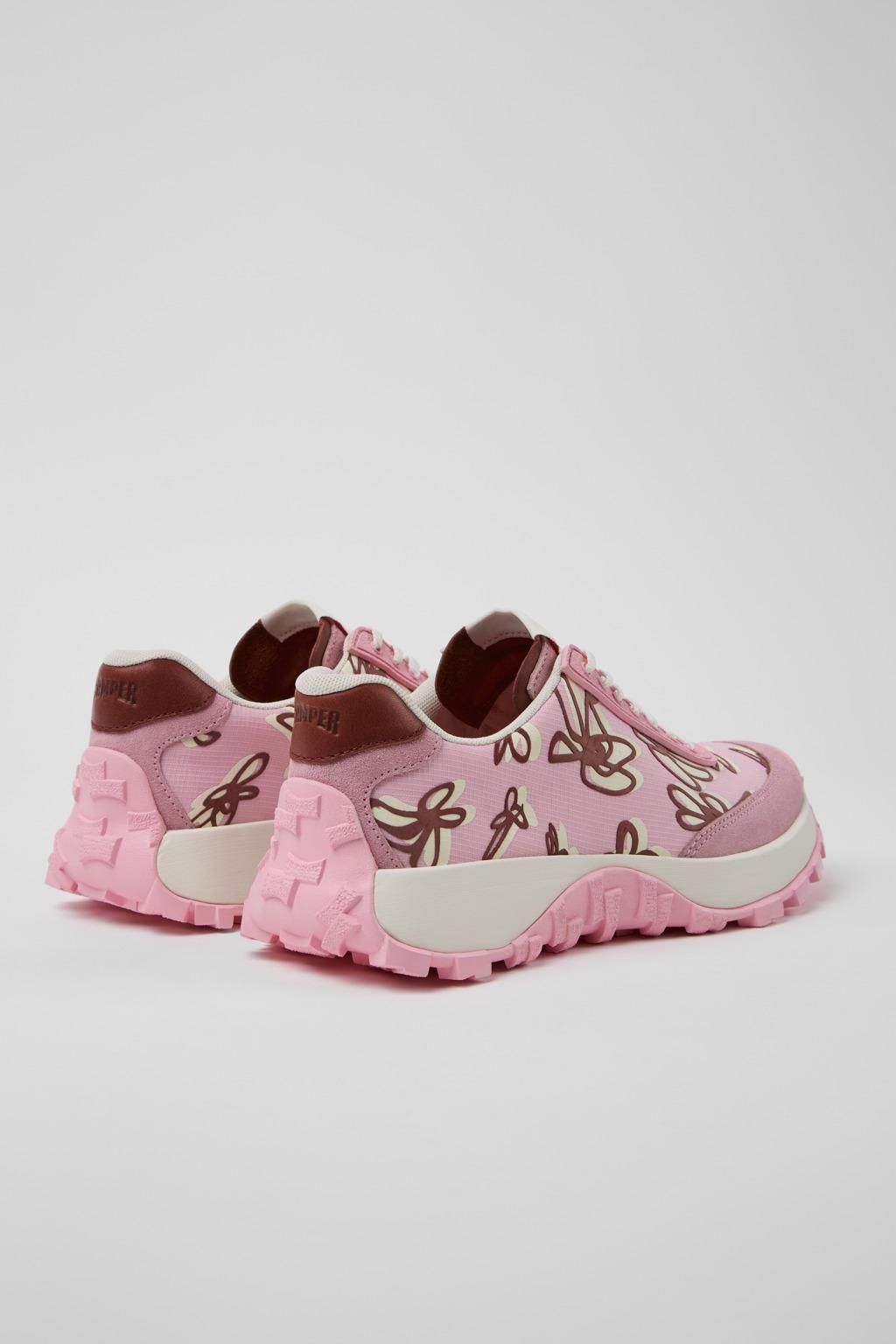 캠퍼 멀티컬러 레트로 테크니컬 VIBRAM 드리프트 트레일 여성 스니커즈 K201462-038 PINK - 상세 이미지 3