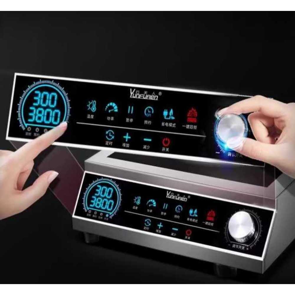 전기 인덕션 1구 화구 가정용 주방 간편 조리 전열기 3800W 듀얼+40CM 이중 냄비 - 상세 이미지 4