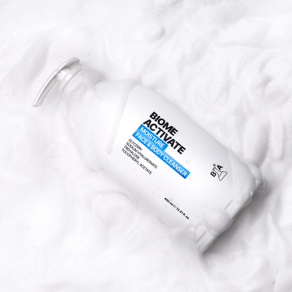 [바액] 모이스처 바디 클렌저 [450ml] 올인원멀티유즈 글리세린30% 머리부터 발끝까지 고보습 마일드 저자극 약산성 수분장벽