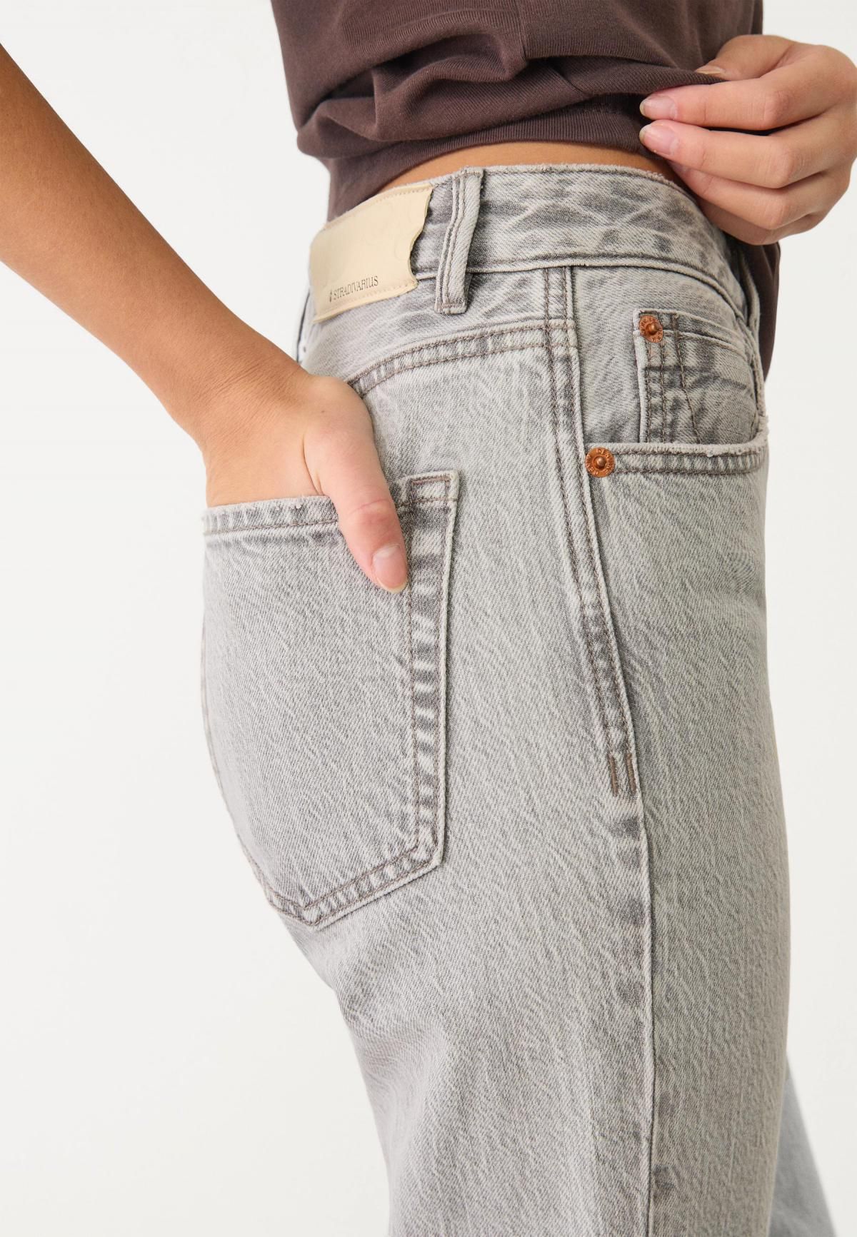 스트라디바리우스 빈티지 스트레이트핏 테크니컬 데님 팬츠 1499/499 LIGHT GREY DENIM WASH - 상세 이미지 2