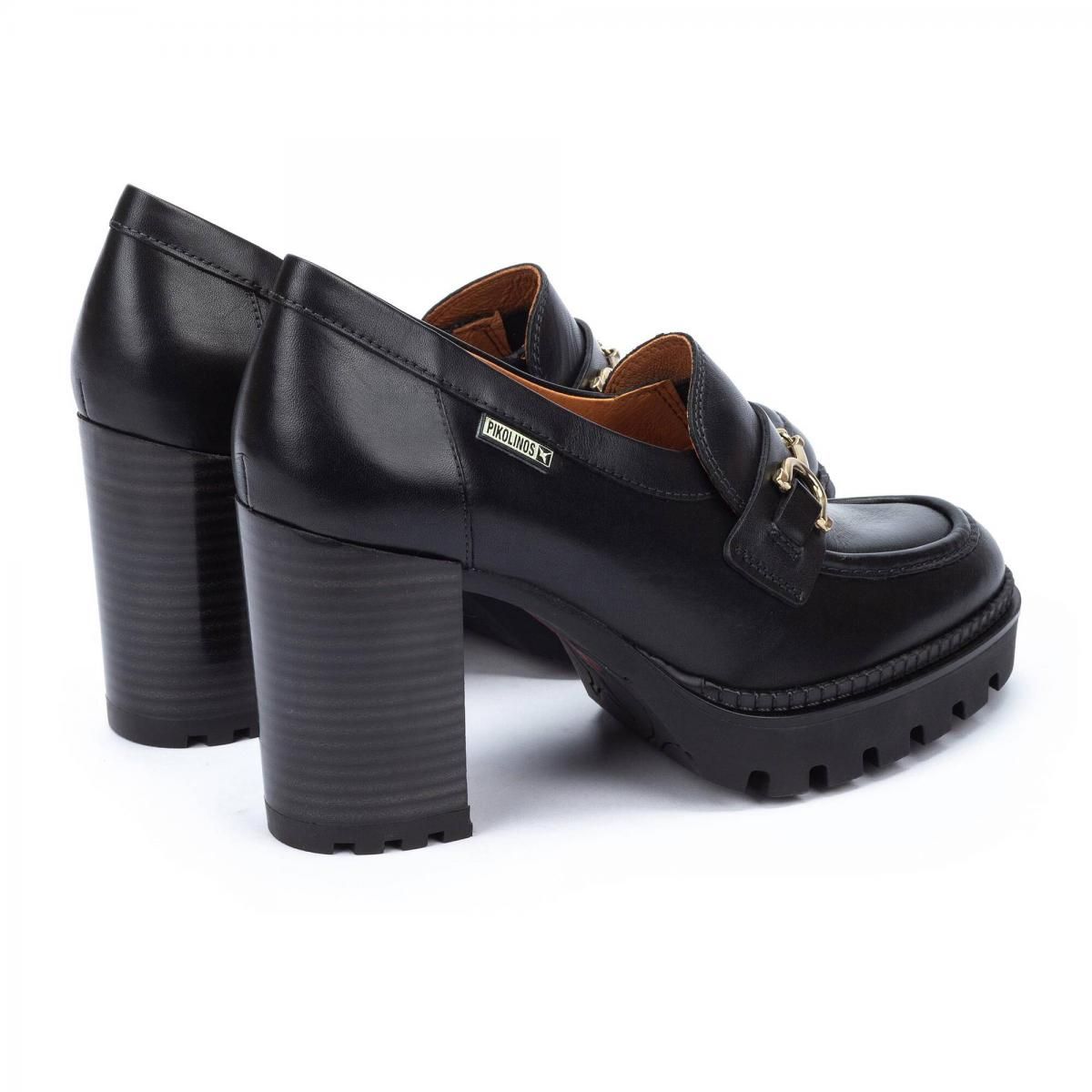 피콜리노스 청키힐 메탈장식 로퍼 펌프스 CERVERA W1J-3887 BLACK - 상세 이미지 4