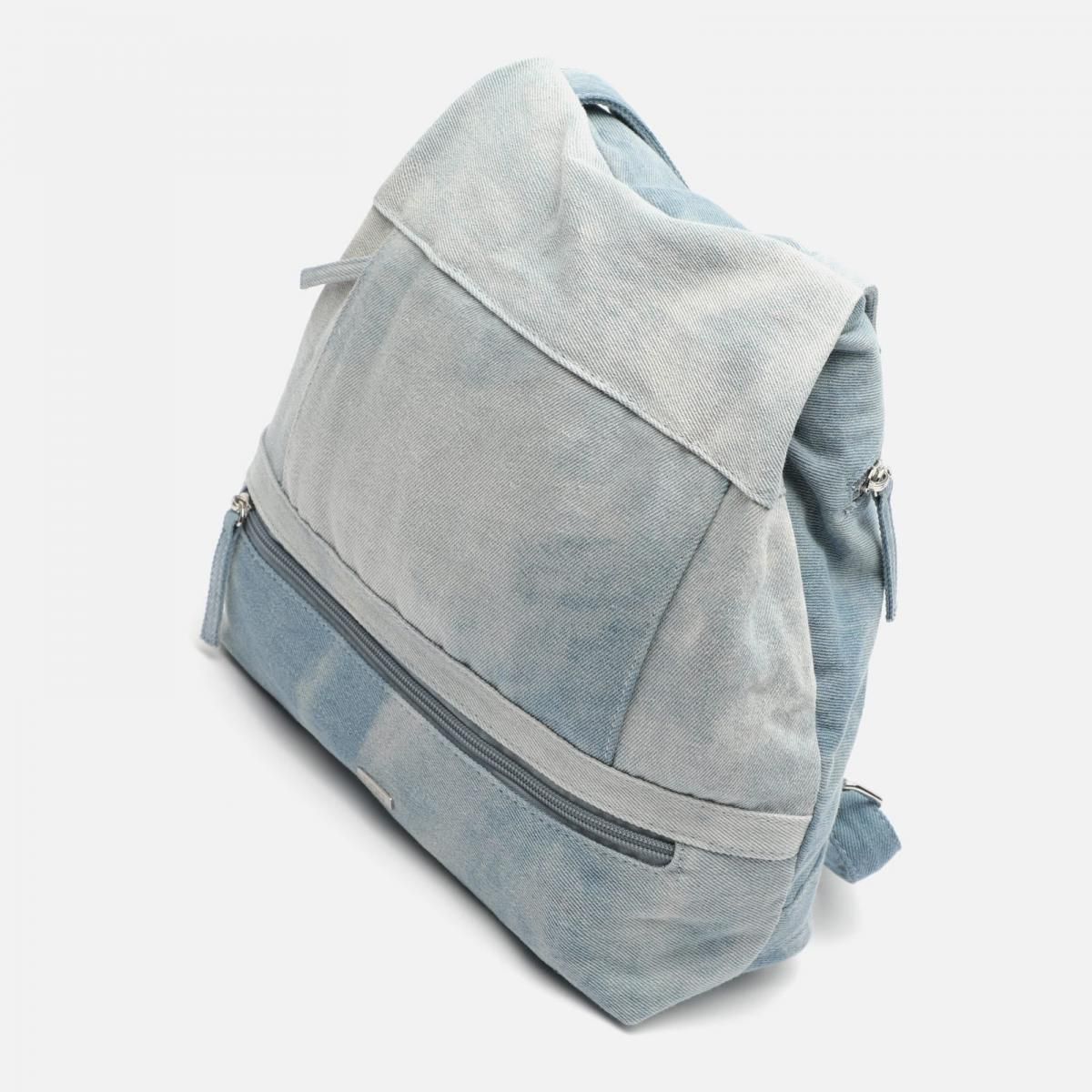 미사코 데님 라이트그레이 도난 방지 백팩 DENIM-4400330266019 BLUE - 상세 이미지 4