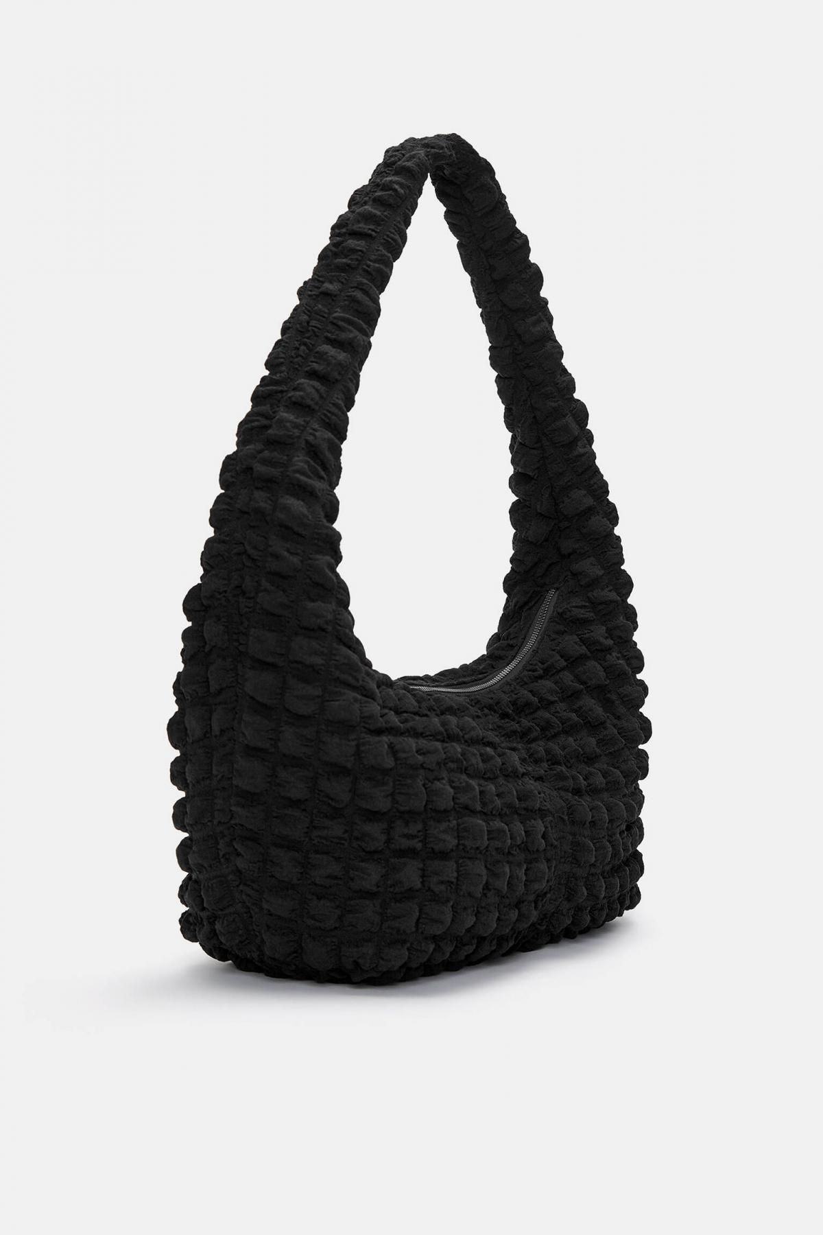 풀앤베어 퀼팅 쇼퍼백 4229/540 BLACK - 상세 이미지 2