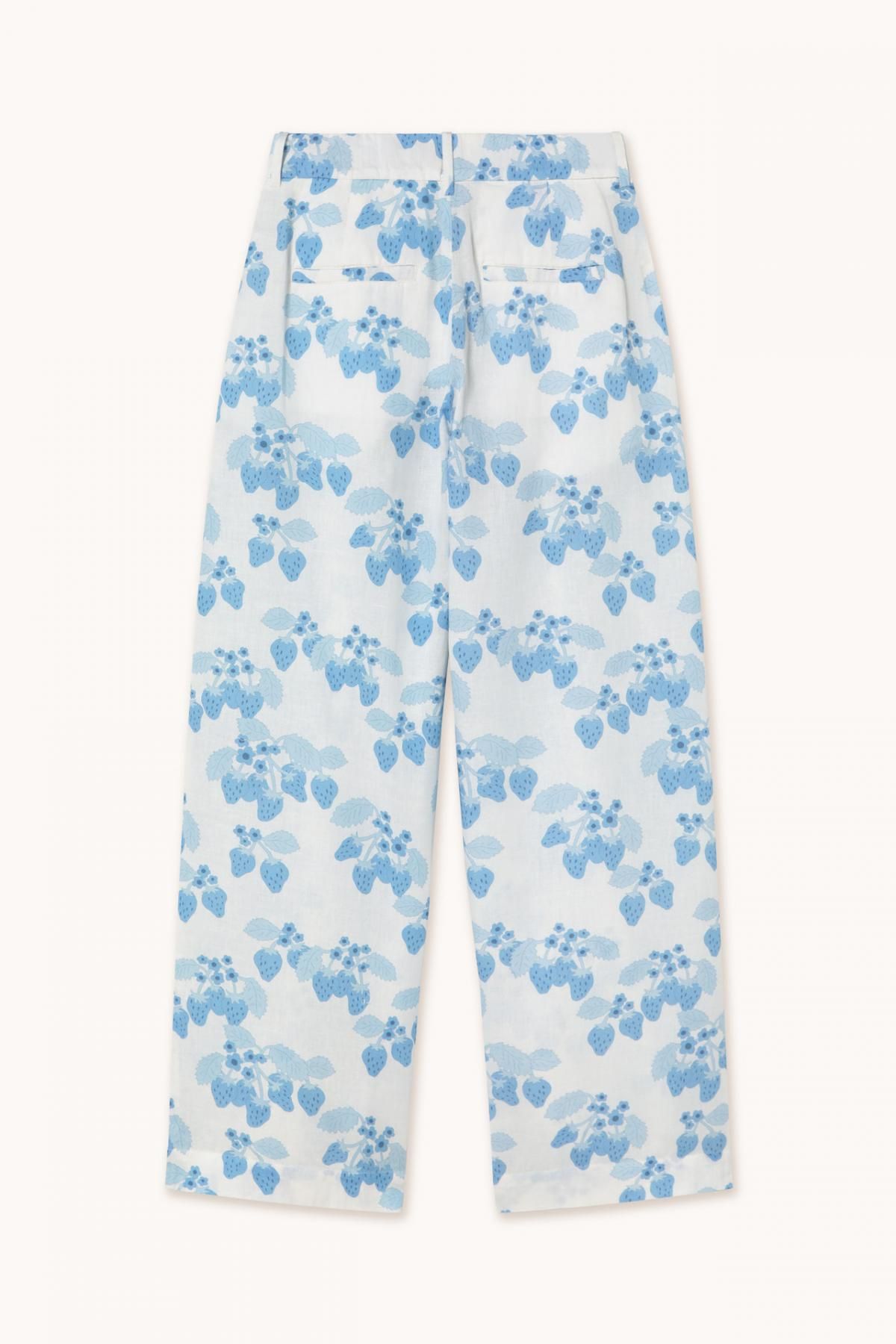 타이니코튼 플라워 패턴 테크니컬 와이드 핀턱 팬츠 SS25-667104 ONE COLOR - 상세 이미지 4