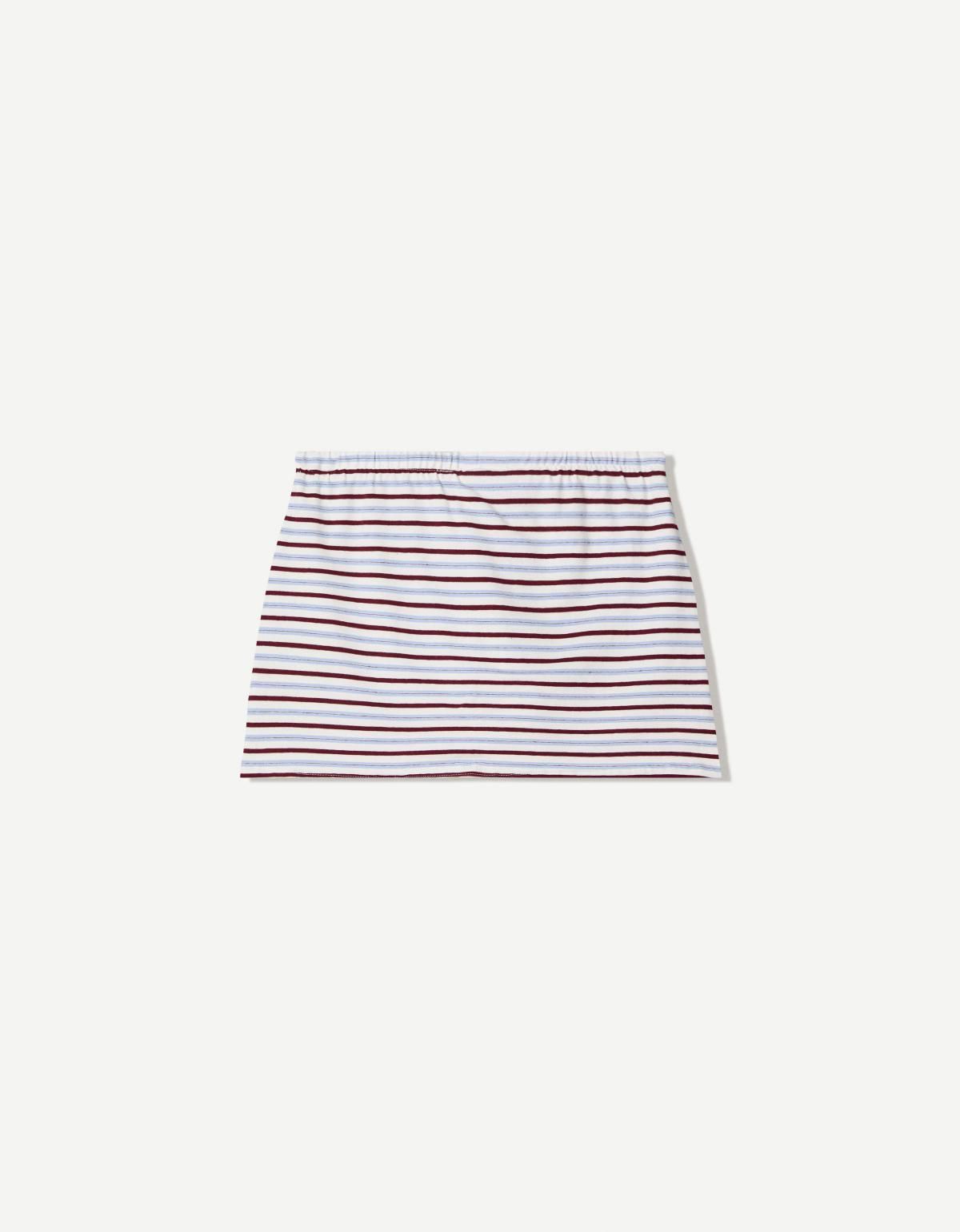 버쉬카 스트라이프 타이 스커트 팬츠 6238/443 WHITE - 상세 이미지 5