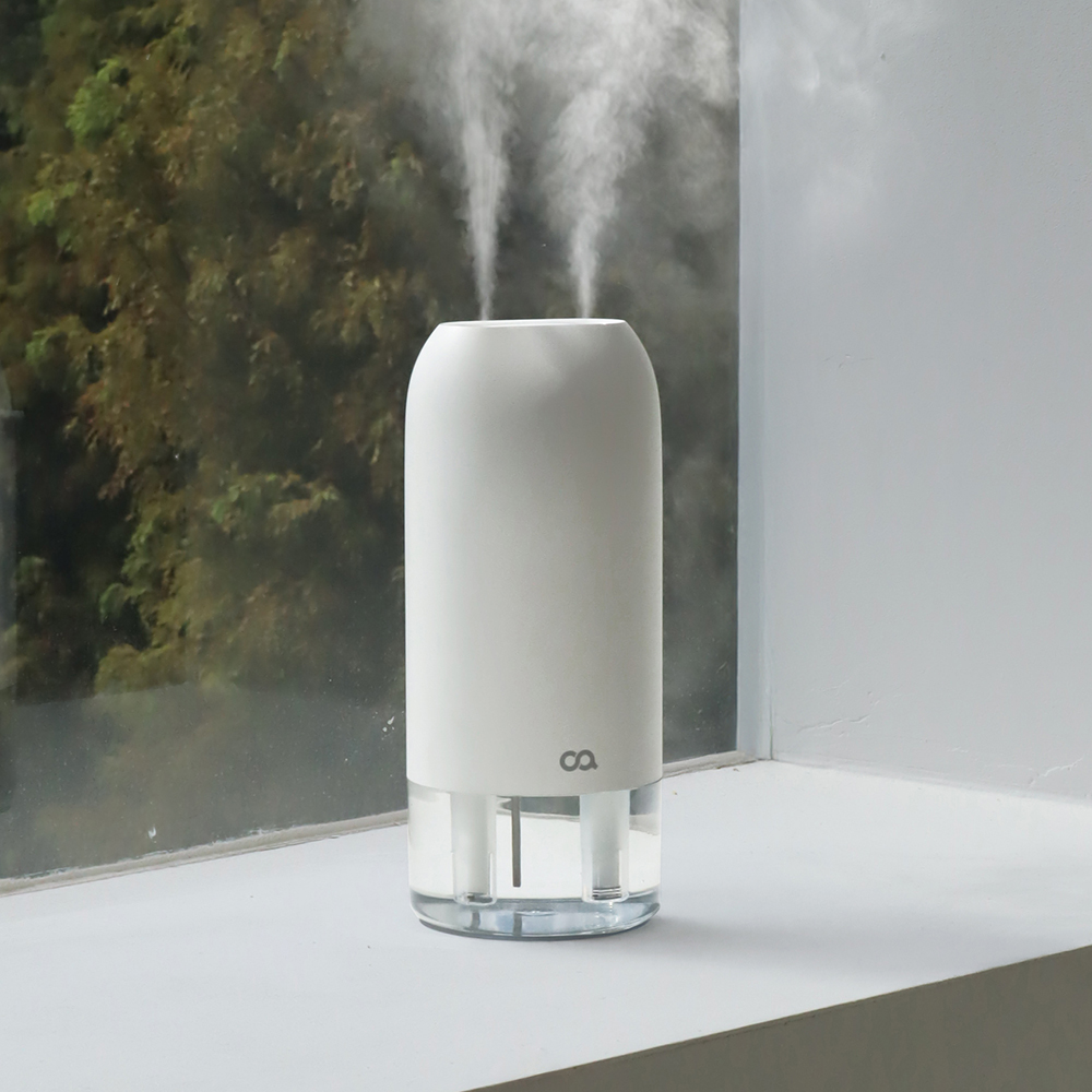 오아 듀얼미스트맥스 무선 미니 가습기 충전식 휴대용 소형 사무실 책상 탁상용 차량 통세척
