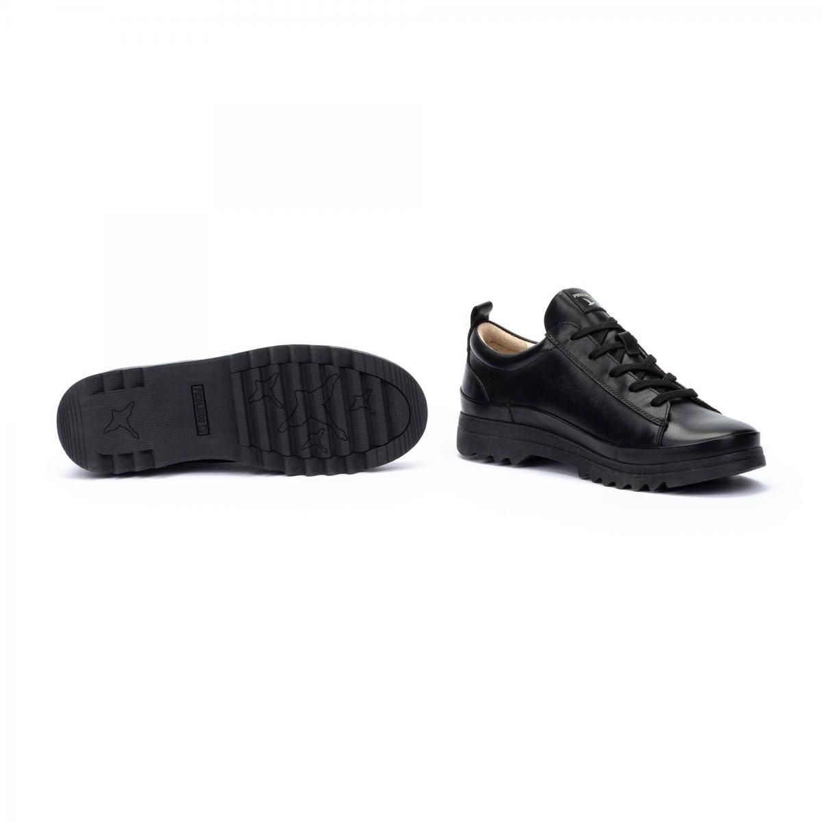피콜리노스 테크니컬 레이스업 집업 메모리폼 여성 로우탑 스니커즈 VIGO W3W-6979C6 BLACK - 상세 이미지 5