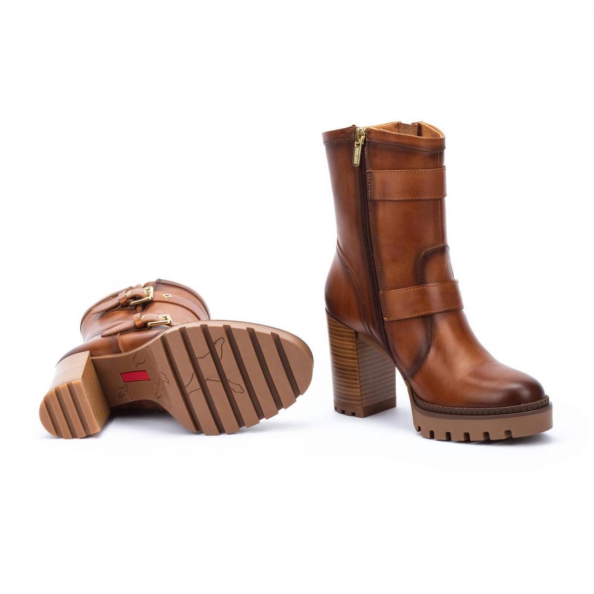 피콜리노스 청키힐 캐주얼 버클 앵클 부츠 CERVERA W1J-8791 BRANDY - 상세 이미지 5