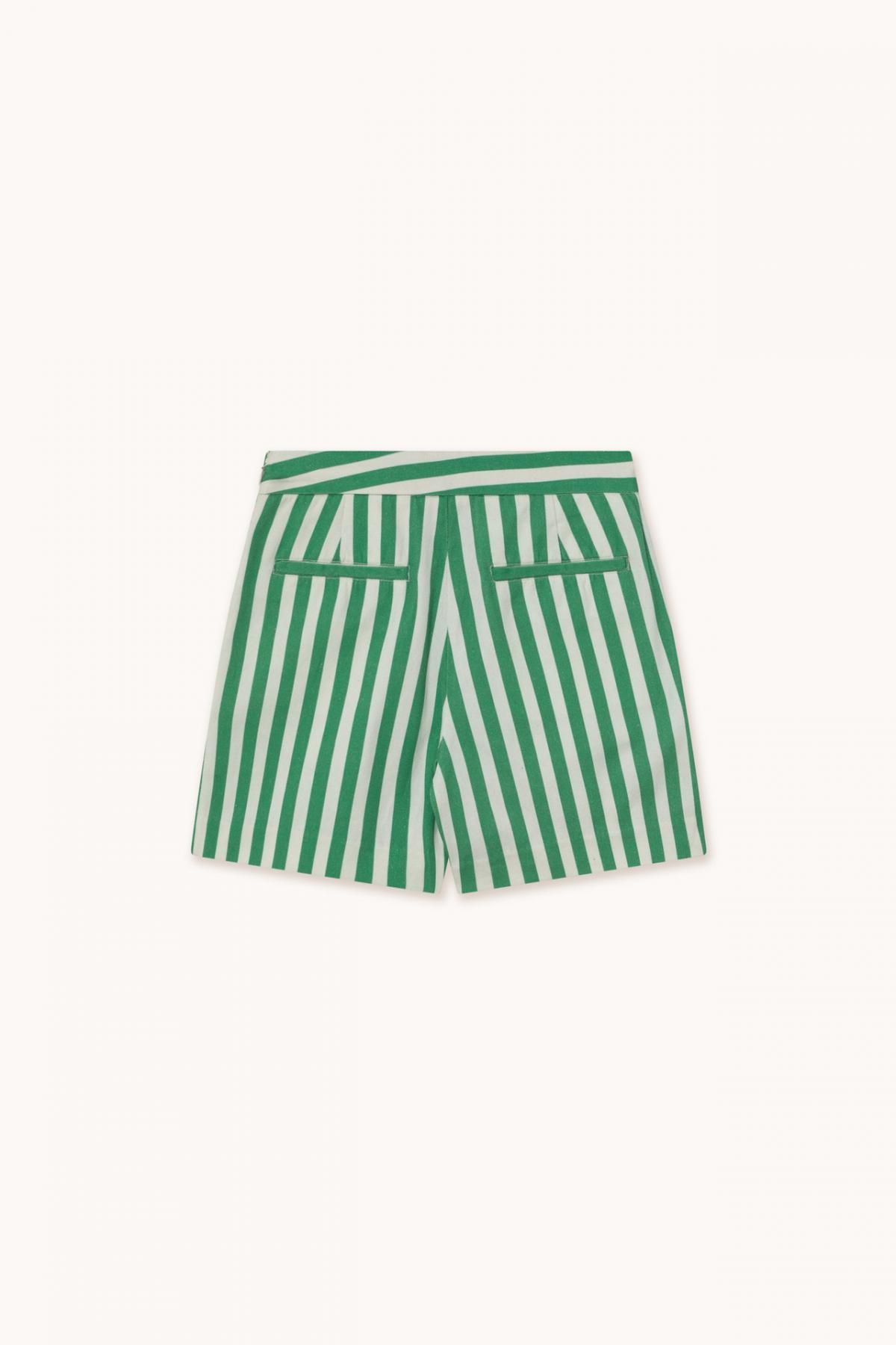 타이니코튼 스트라이프 미니 쇼츠 SS25-716R27 BLANCO ROTO/VERDE ESMERALDA - 상세 이미지 4