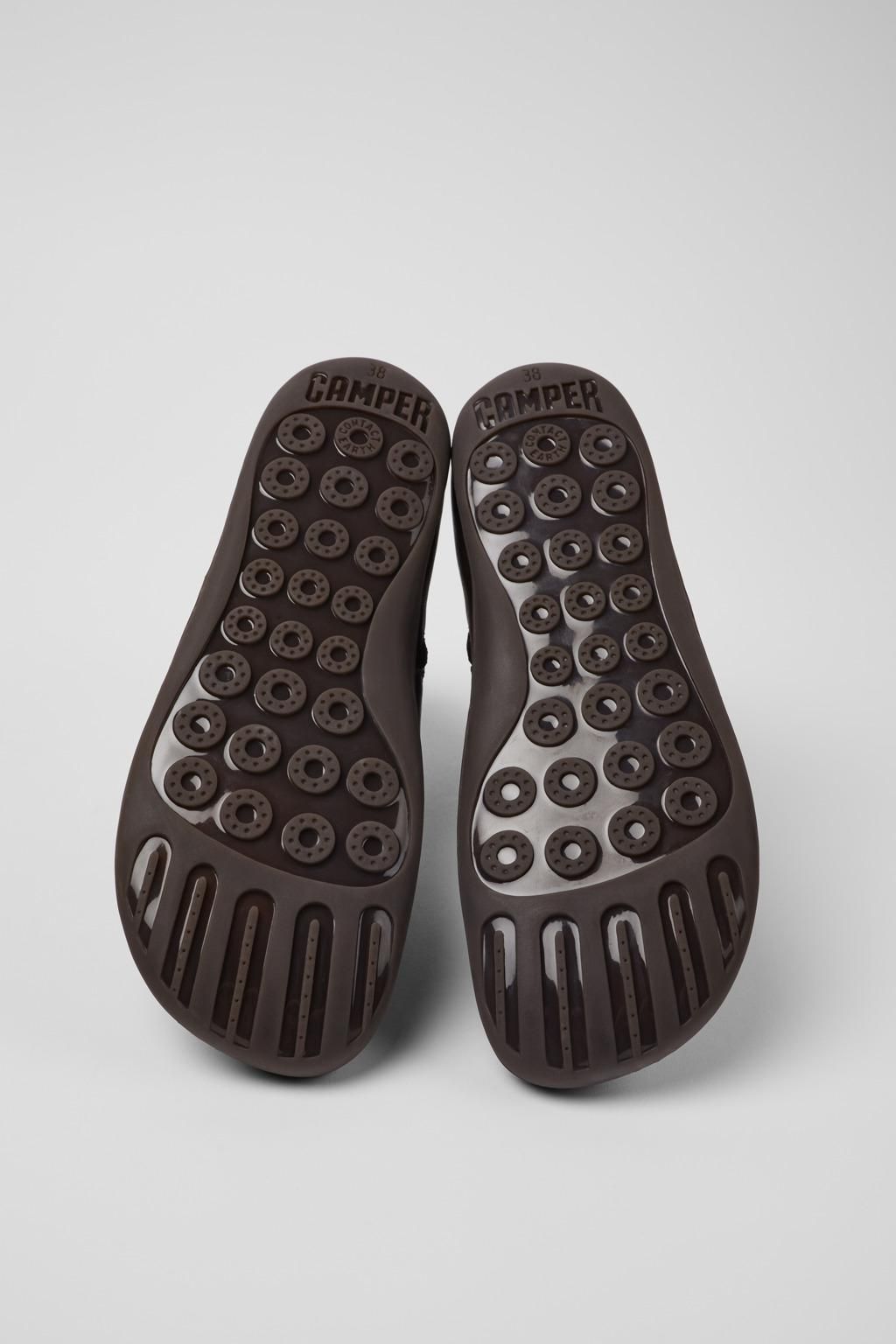캠퍼 컴포트 브라운 레더 앵클부츠 Peu K400676-007 BROWN - 상세 이미지 5