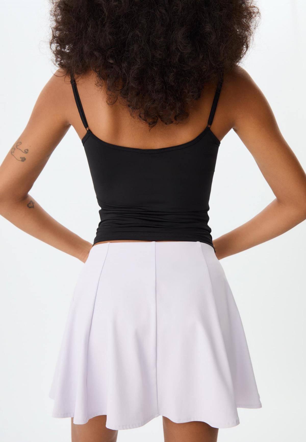 스트라디바리우스 베이직 슬림핏 스트랩 탑 2팩 7680/638 BLACK - 상세 이미지 5