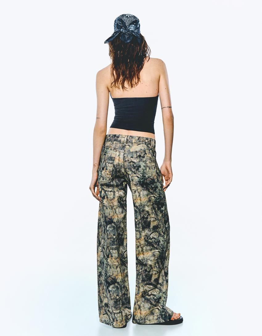 버쉬카 트렌디 프린트 배기 팬츠 5099/141 MULTICOLORED - 상세 이미지 3