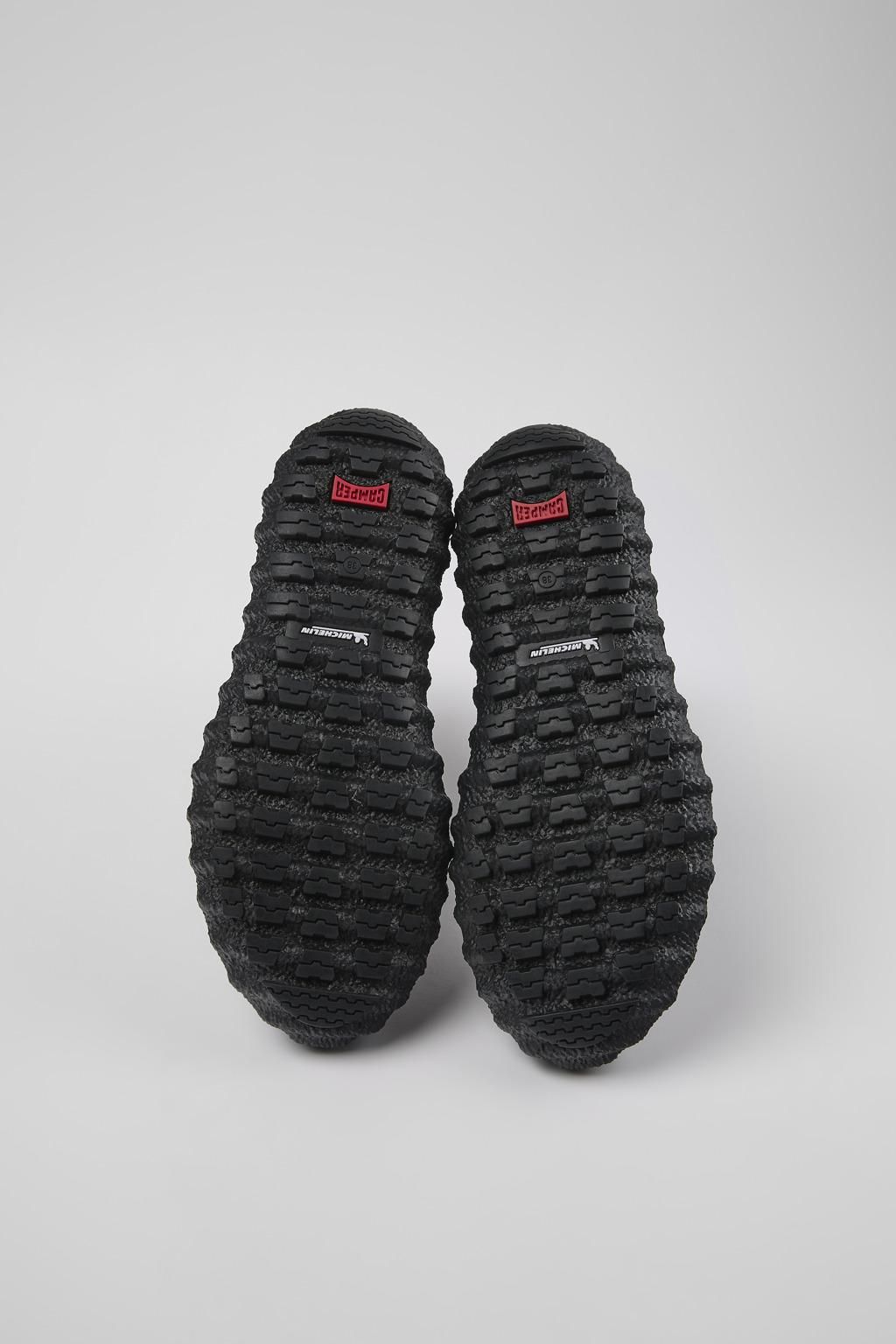캠퍼 테크니컬 버건디 레더 앵클부츠 Ground K400654-005 BURGUNDY - 상세 이미지 5