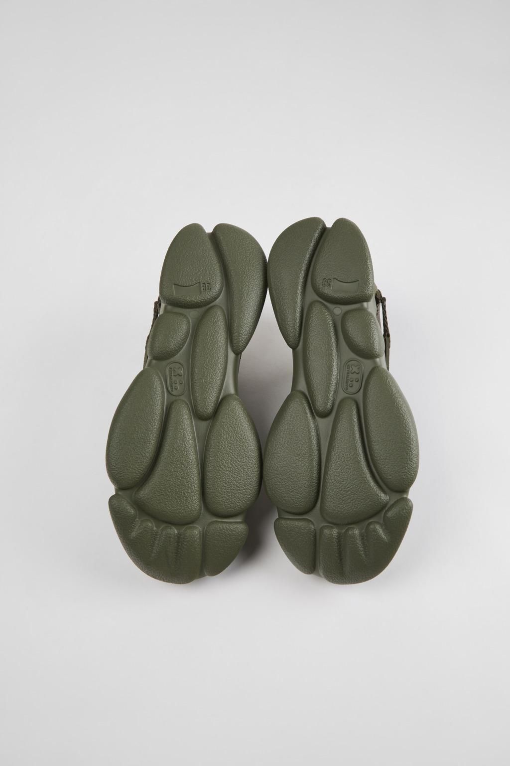 캠퍼 그린 레더 테크니컬 스니커즈 Karst K201439-006 GREEN - 상세 이미지 5
