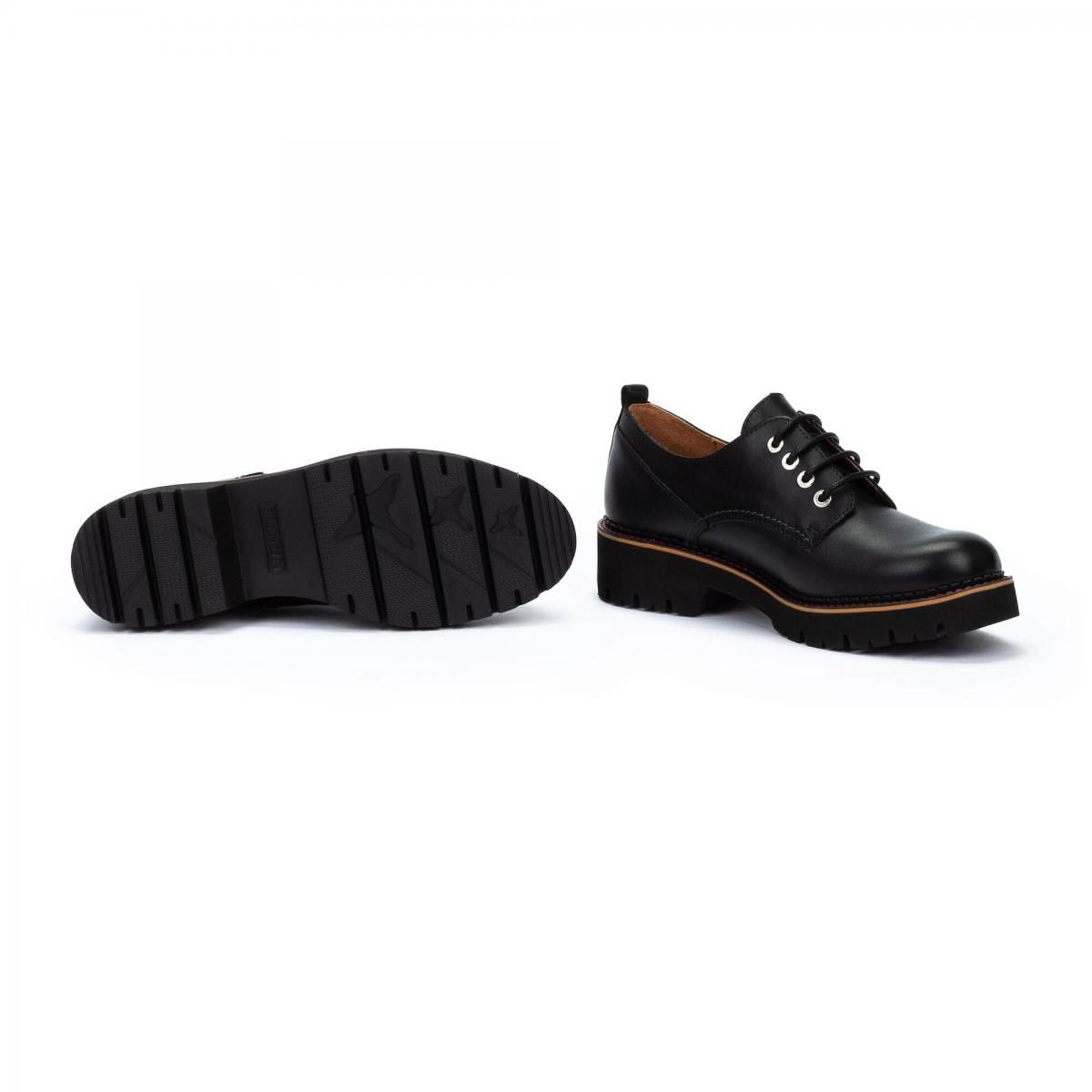 피콜리노스 프리미엄 소프트레더 베이직 더비슈즈 VICAR W6S-4991 BLACK - 상세 이미지 5