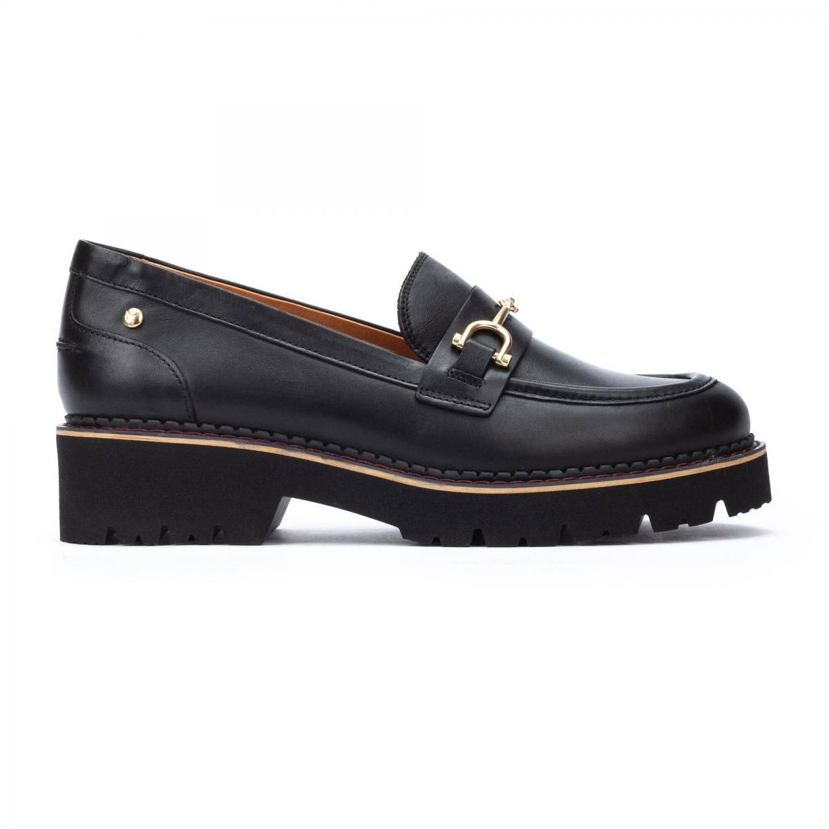 피콜리노스 트렌디 메탈릭 플랫폼 로퍼 VICAR W6S-3889 BLACK - 메인 이미지