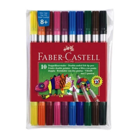 파버카스텔 더블팁마카 10색 15 11 10 1개