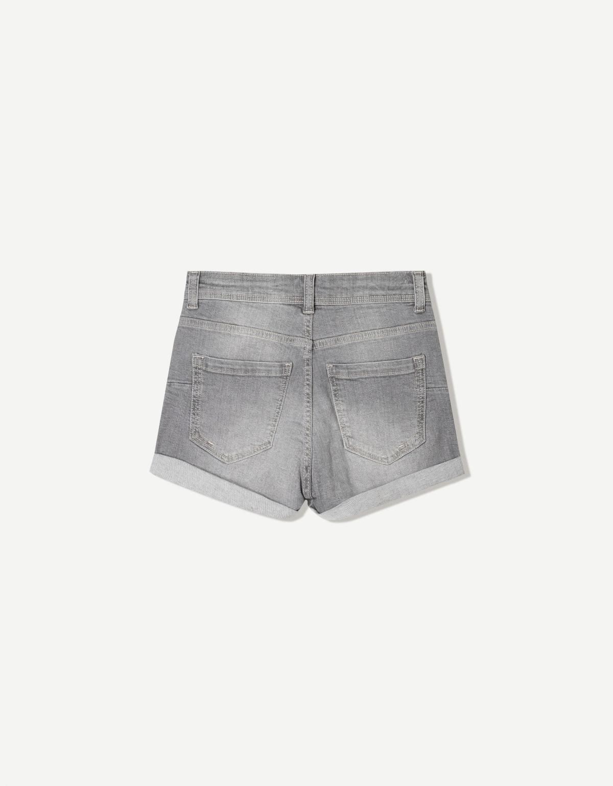 버쉬카 롤업 데님 쇼츠 3315/089 GREY - 상세 이미지 5