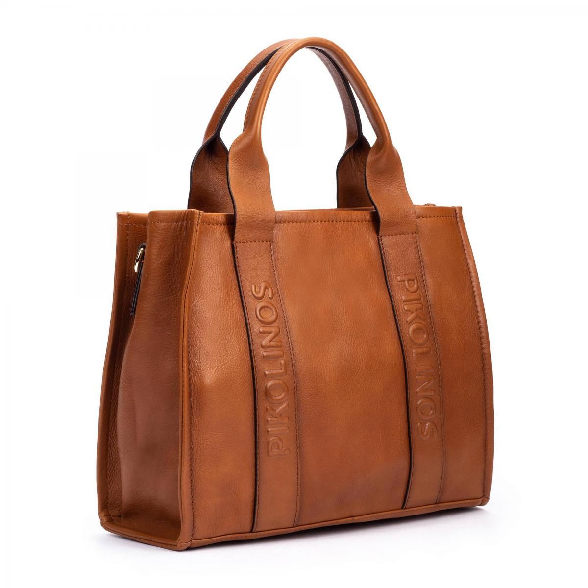 피콜리노스 브라운 숄더 스트랩 베이직 토트백 ALCUDIA WHA-354C2 BRANDY - 상세 이미지 2