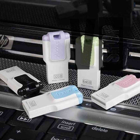 브이샵 액센 USB메모리 H43 QUAD 16GB (블랙) 외부저장 16GBUSB 사진백업