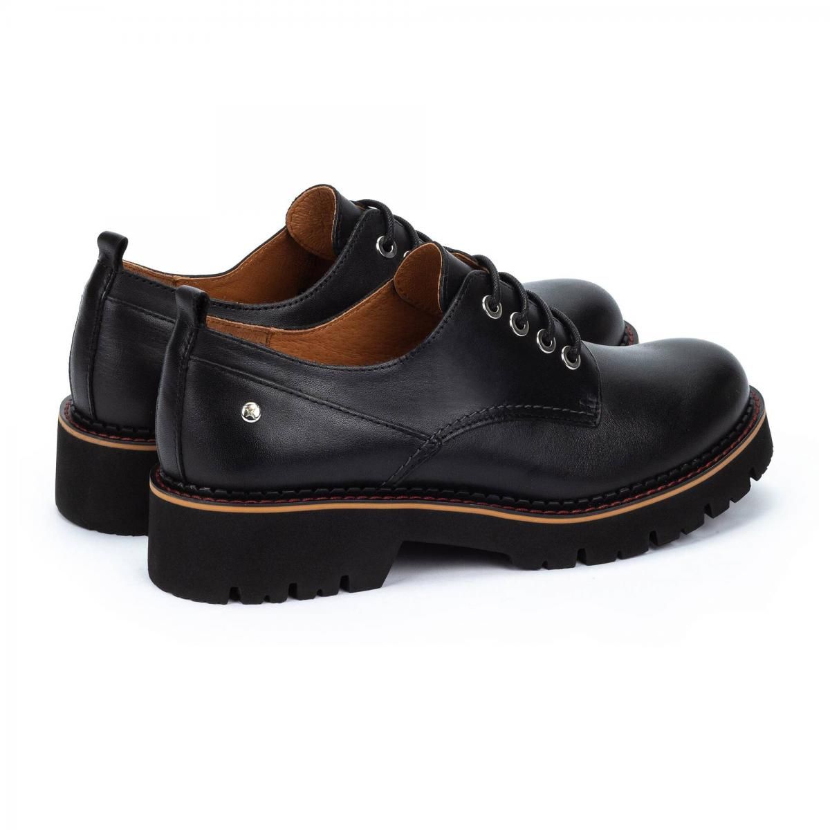 피콜리노스 프리미엄 소프트레더 베이직 더비슈즈 VICAR W6S-4991 BLACK - 상세 이미지 4