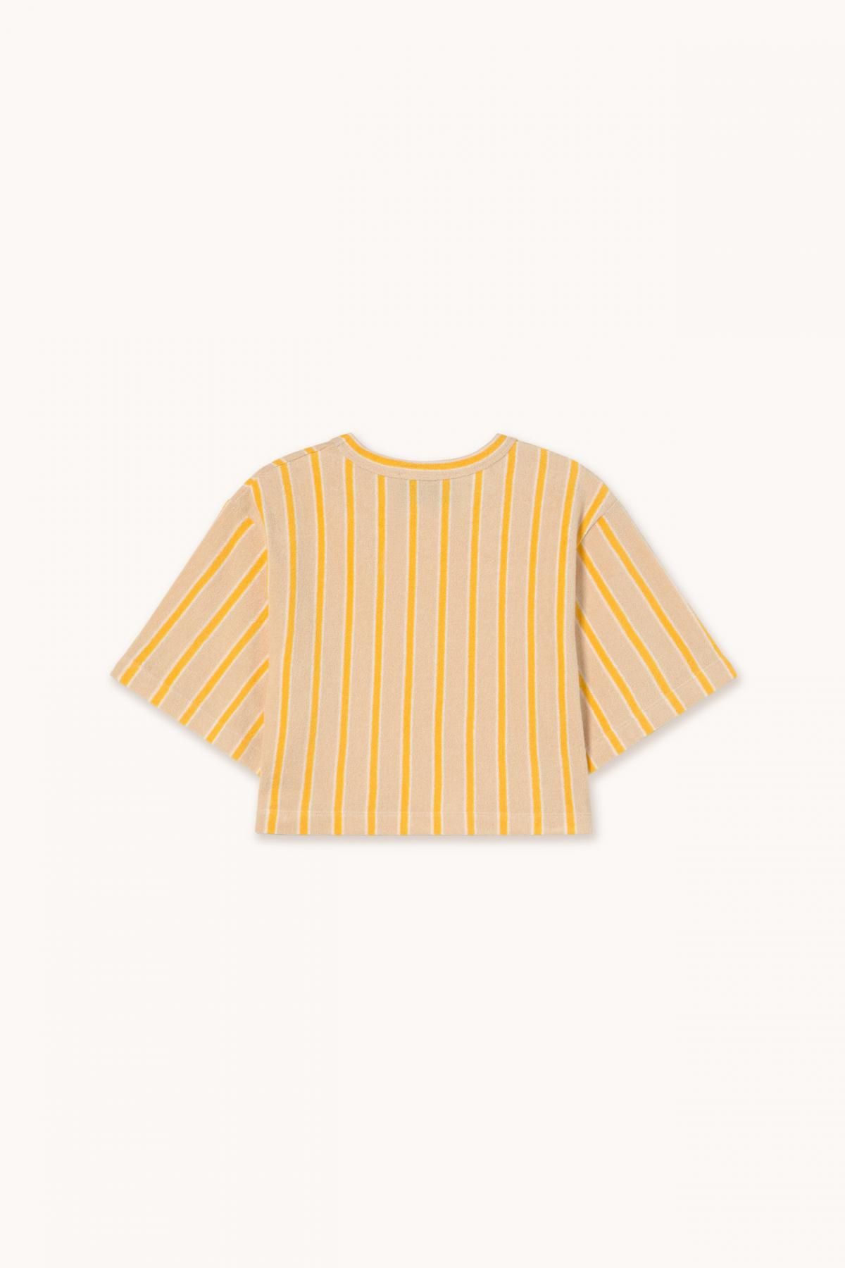 타이니코튼 스트라이프 크롭 반팔 티셔츠 SS25-746103 ONE COLOR - 상세 이미지 4