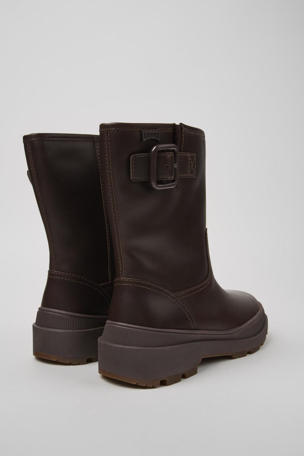캠퍼 테크니컬 브라운 레더 앵클부츠 Brutus Trek K400783-002 BROWN - 상세 이미지 3