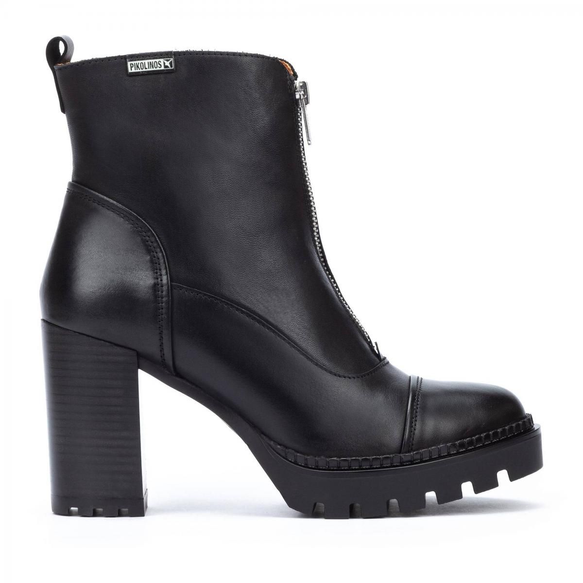 피콜리노스 트렌디 청키힐 앵클부츠 CERVERA W1J-8829 BLACK - 상품 이미지