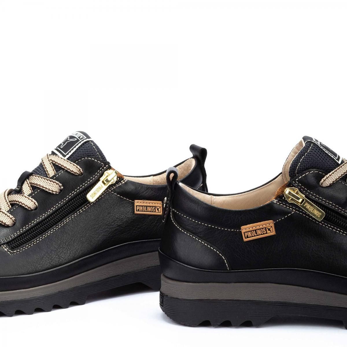 피콜리노스 컴포트 지퍼 로우탑 스니커즈 VIGO W3W-6979ST BLACK - 상세 이미지 3