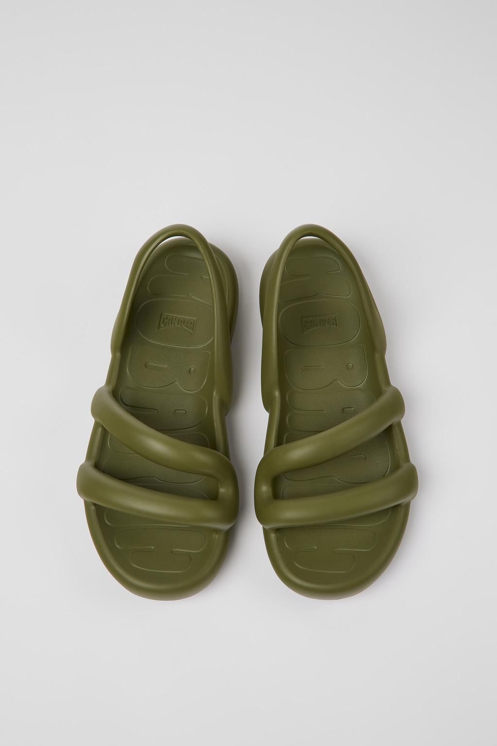캠퍼 친환경 유니섹스 스트랩 샌들 Kobarah Flat K201636-003 GREEN - 상세 이미지 4