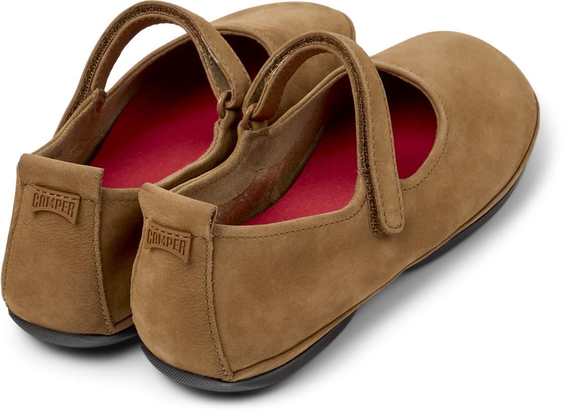 캠퍼 미니멀 메리제인 스트랩 플랫슈즈 Right Nina K201365-030 BROWN - 상세 이미지 3