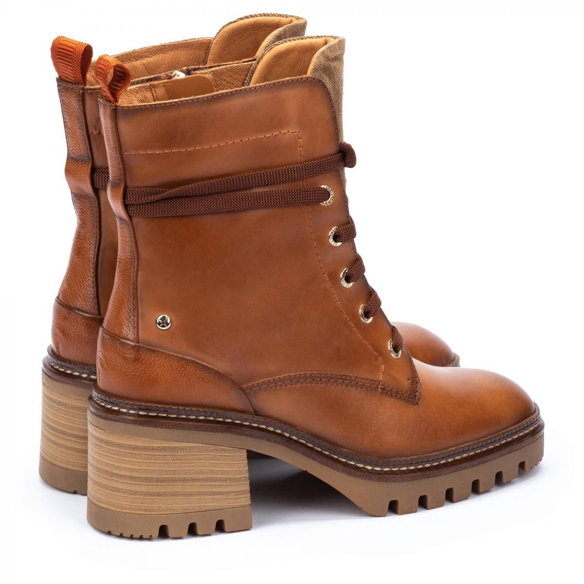 피콜리노스 트렌디 청키힐 레이스업 앵클부츠 VALLADOLID W5D-8698C2 BRANDY - 상세 이미지 4