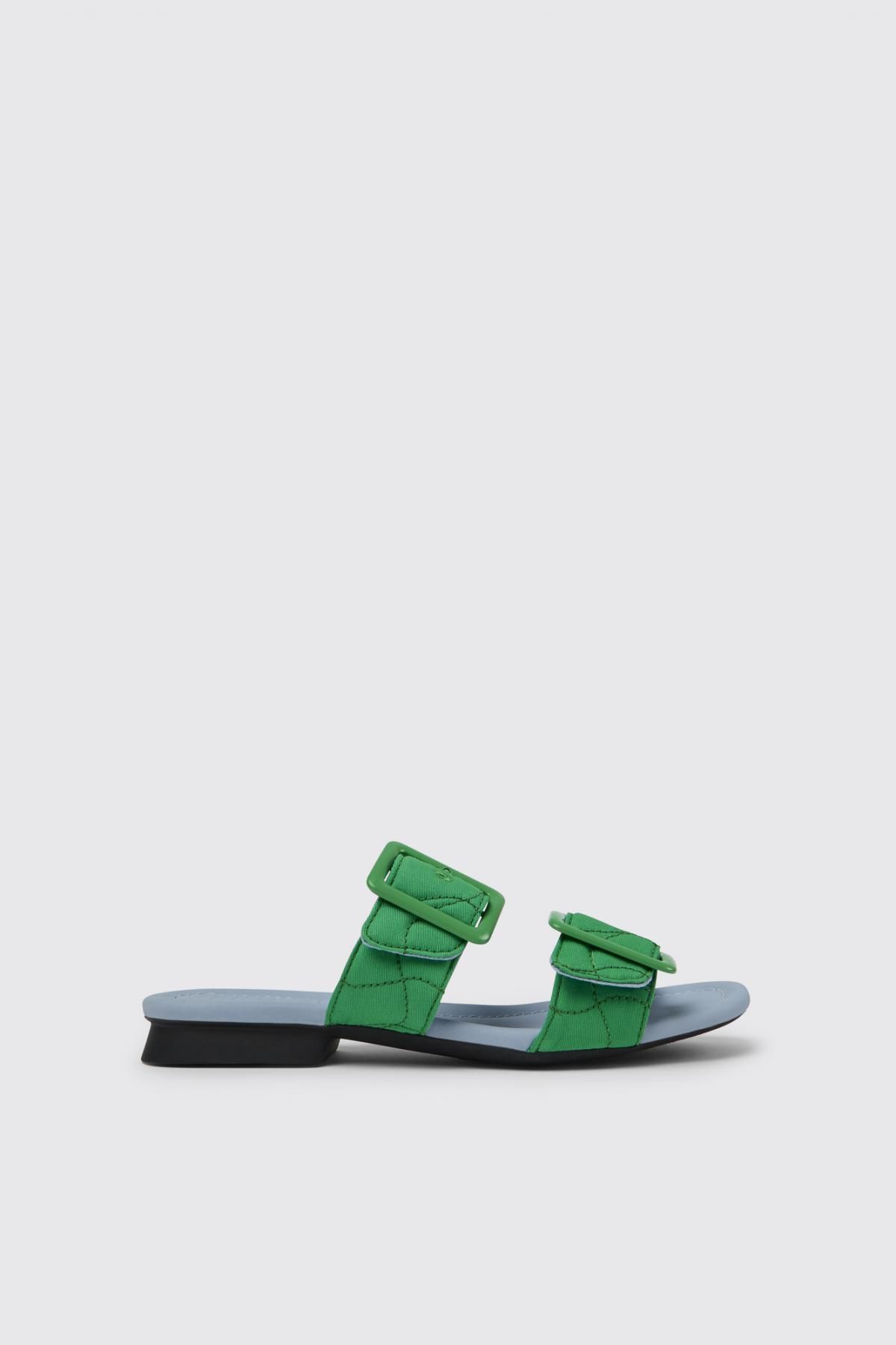 캠퍼 그린 스트랩 샌들 Casi Myra K201372-004 GREEN - 메인 이미지
