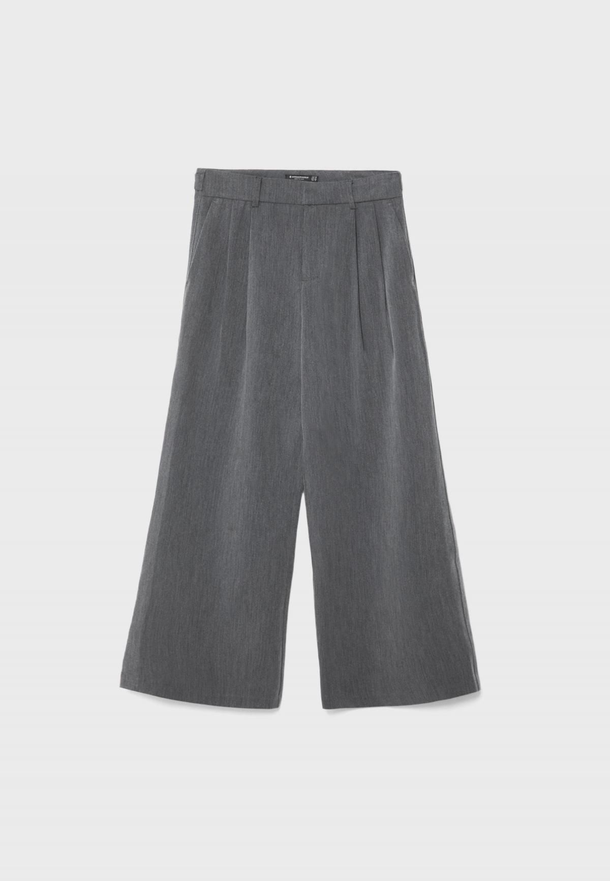 스트라디바리우스 테크니컬 와이드핏 하이웨이스트 조절 슬랙스 4536/539 DARK GREY - 상세 이미지 2