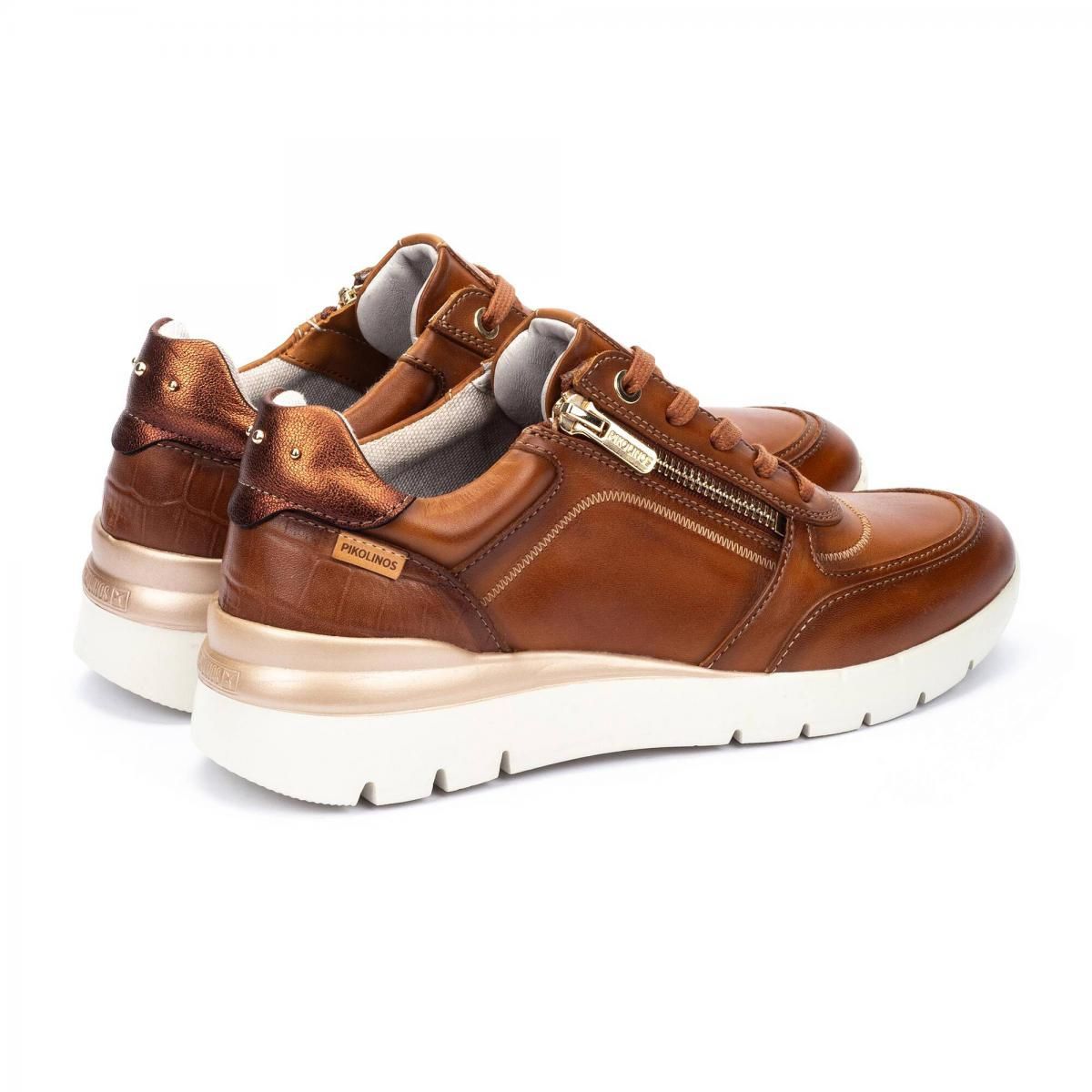 피콜리노스 테크니컬 쿠셔닝 컴포트 브라운 여성 스포츠 스니커즈 CANTABRIA W4R-6524C6 BRANDY - 상세 이미지 4